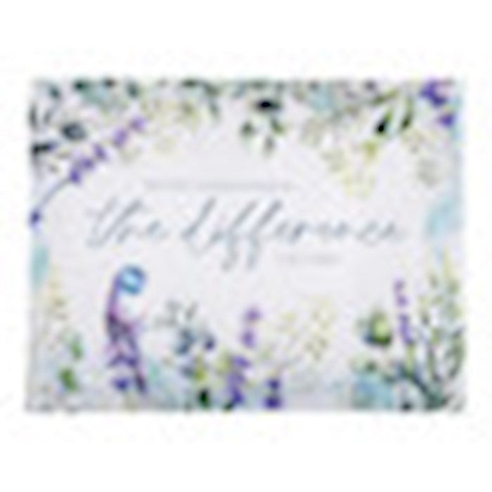 Canvas Print-Never Underestimate The Difference You Make (15.75&quot; x 12&quot;)