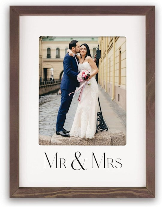 Photo Frame-Wedding-Mr. &amp; Mrs. (12.75" x 16.75")