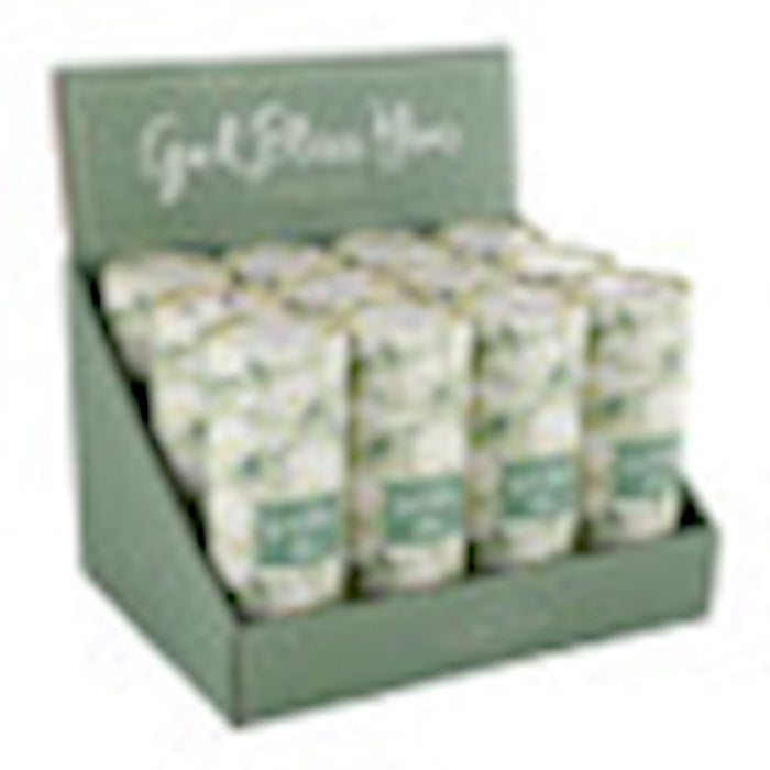 Tissue Display-God Bless You-Daisy Green (12 Tubes)