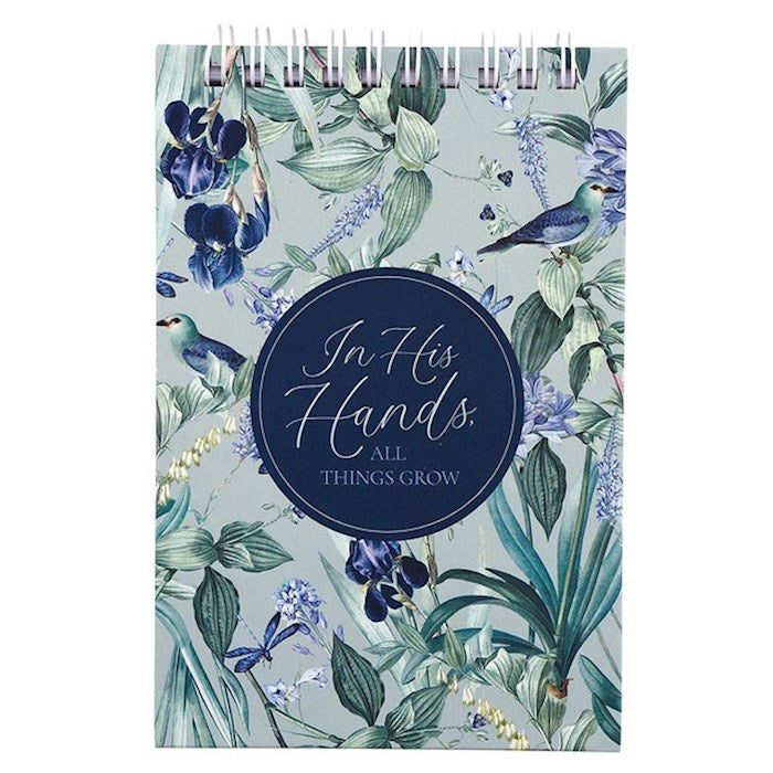 Wirebound Notepad-In His Hands
