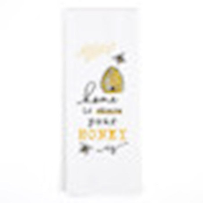 Tea Towel-Home Is Where Your Honey Is (16&quot; x 28&quot;) (Pack Of 6)