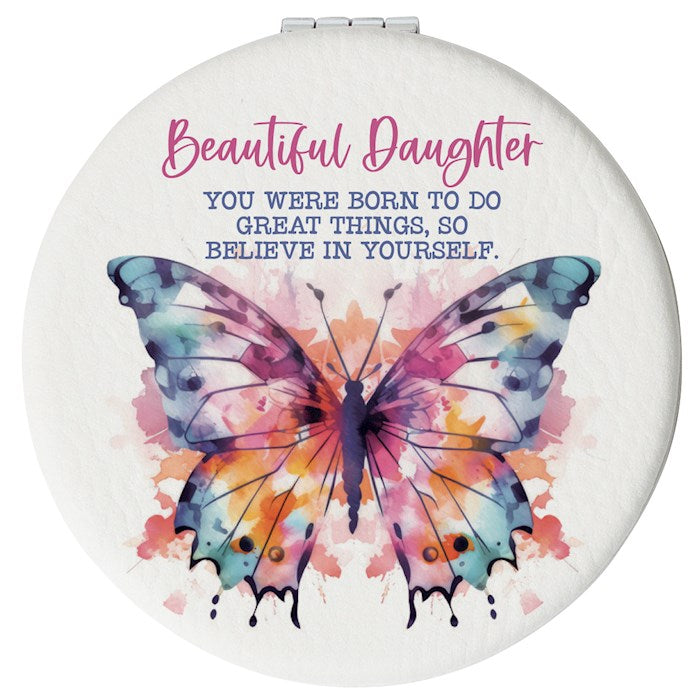 Compact Mirror-Round-Beautiful Daughter