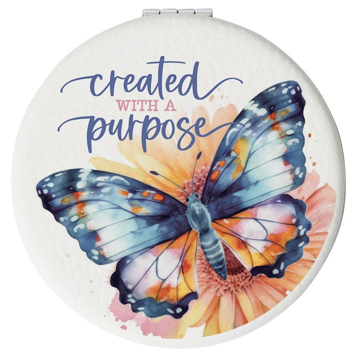 Compact Mirror-Round-Created With A Purpose