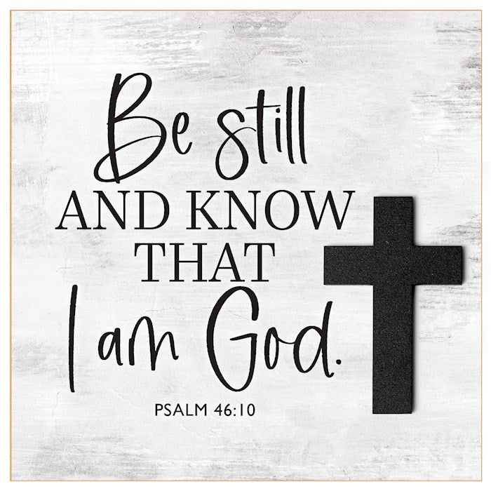Plaque-Layered Grace-Be Still And Know (6x6)