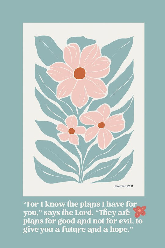 Plaque-For I Know The Plans (6" x 9")-MDF (Everyday Series)