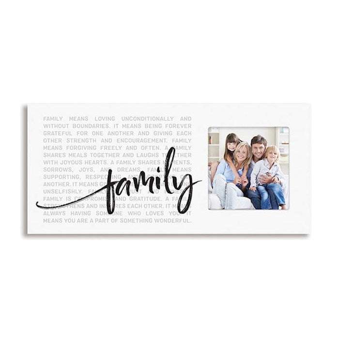 Photo Frame-Family Means (15.75" x 7")
