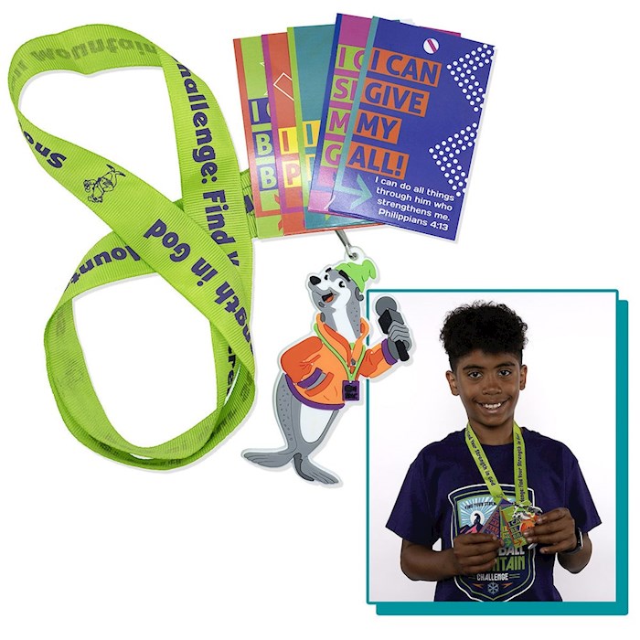 VBS-Snowball Mountain Challenge: Scripture Treasure Lanyard (Pack Of 12) (2026)