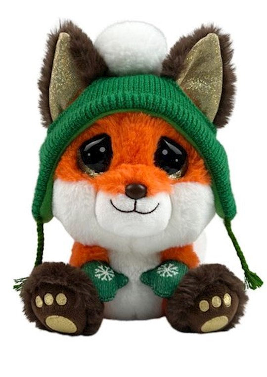Plush-cutie Pet-tudies-Fable Fox Holiday Plush-7&quot;