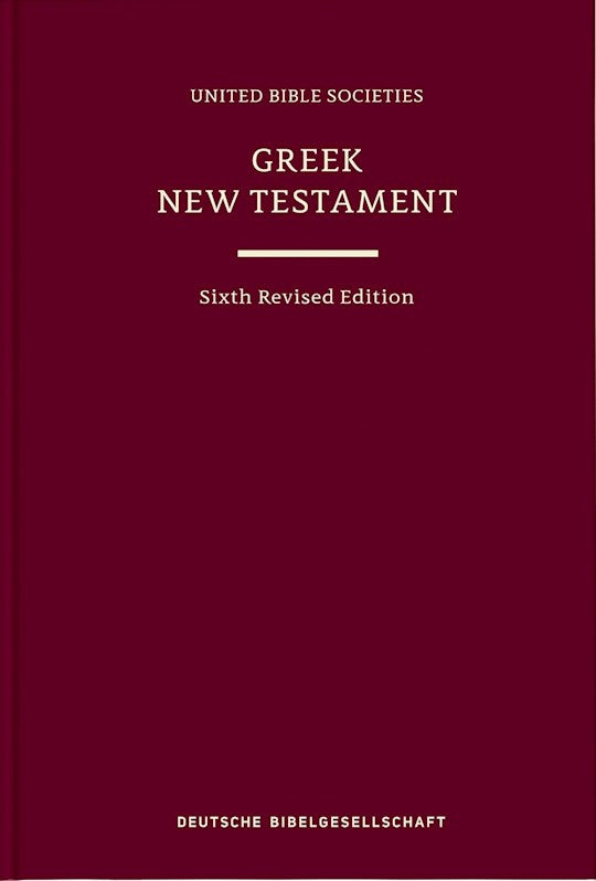 Greek New Testament (UBS6)-Hardcover (Sixth Revised Edition)