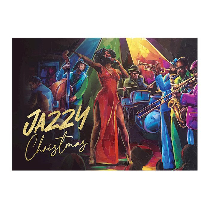 Card-Boxed-Jazzy Christmas w/Foil-Lined Envelopes (Box Of 15)