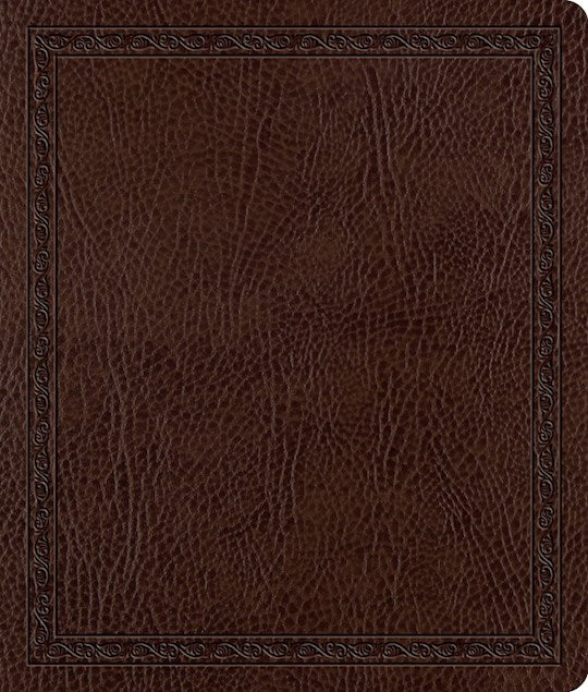 ESV Journaling Bible*-Mocha Bonded Leather Threshold Design