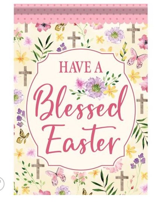 Flag-Garden-Dura Soft-Blessed Easter (12.5&quot; x 18&quot;)