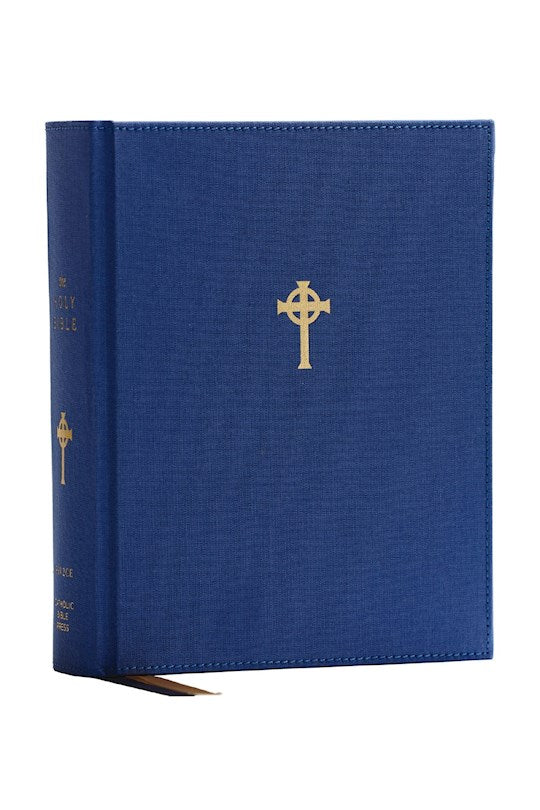 RSV2CE Catholic Journal Edition Bible (Comfort Print)-Blue Cloth Over Board
