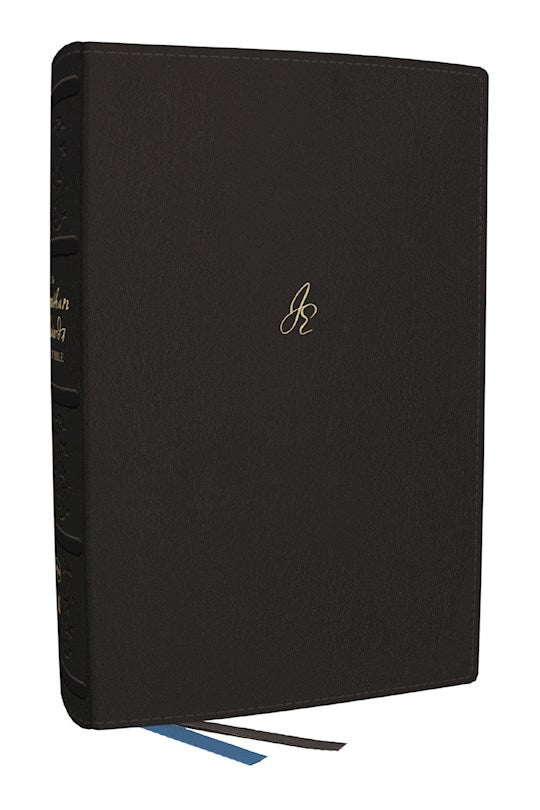 NKJV The Jonathan Edwards Study Bible (Comfort Print)-Black Genuine Leather