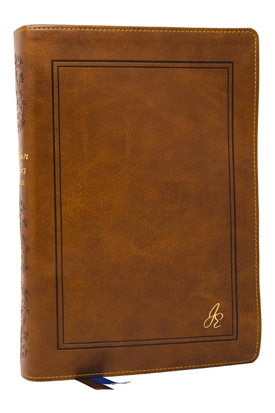 NKJV The Jonathan Edwards Study Bible (Comfort Print)-Brown Leathersoft