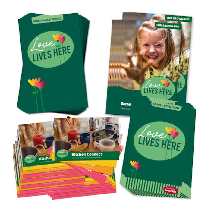 Team Family Year 2: Easter PowerPak/Love Lives Here (Pack Of 10)