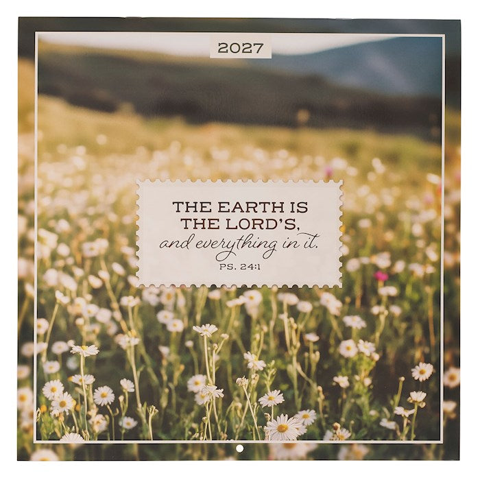 Calendar-2027-The Earth Is the Lord&