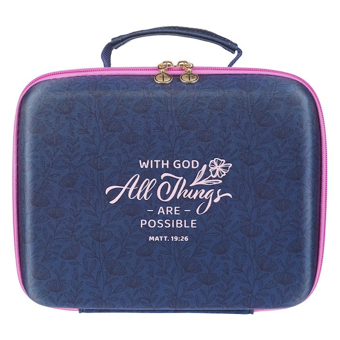 Bible Organizer Hardcover With God All Things Matt 19:26