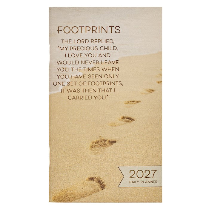 Planner-2027-Footprints In The Sand Daily Planner-Small