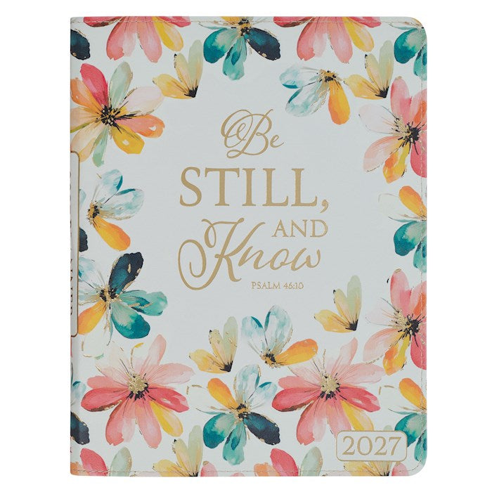 Planner-2027-Be Still And Know 18-Month Planner (Psalm 46:10)