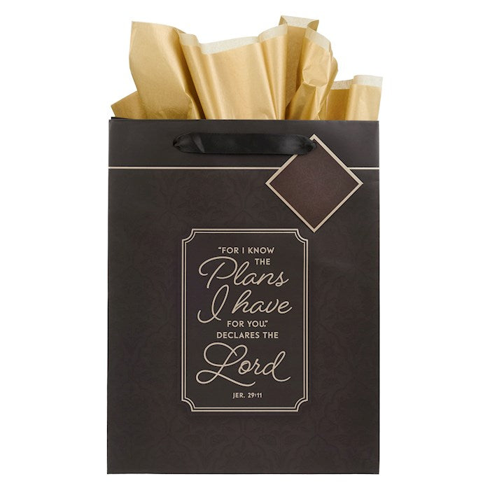 Gift Bag LG Portrait I Know the Plans Jer. 29:11