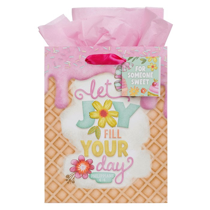 Gift Bag MD Let Your Joy Fill Your Day Phil. 4:4