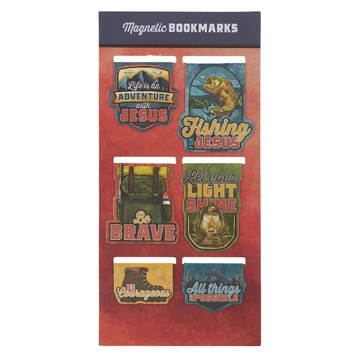 Magnetic Bookmark Set-Adventure With Jesus Assortment (Set Of 6)