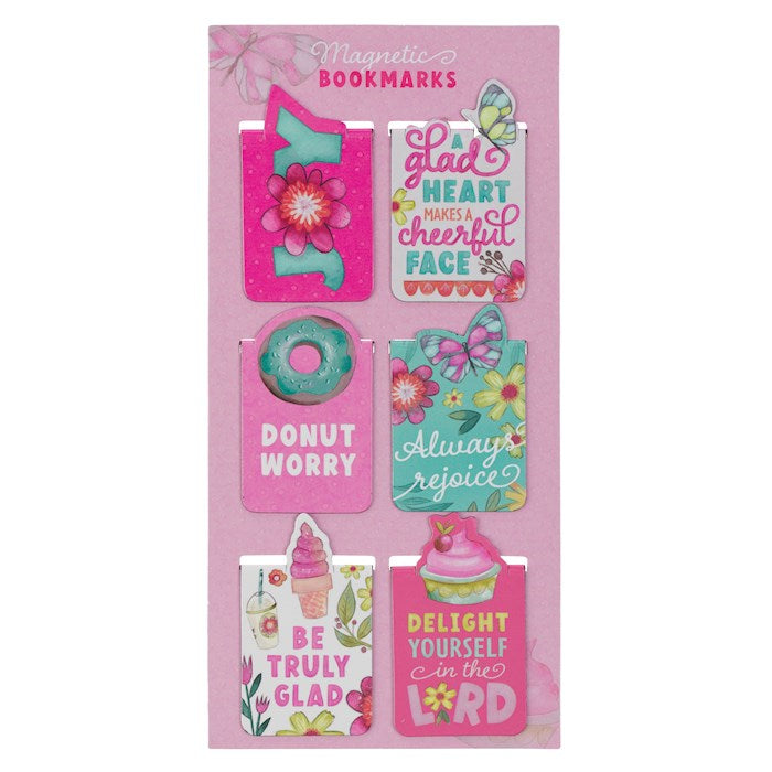 Magnetic Bookmark Set-Sprinkled With Joy Assortment (Set Of 6)