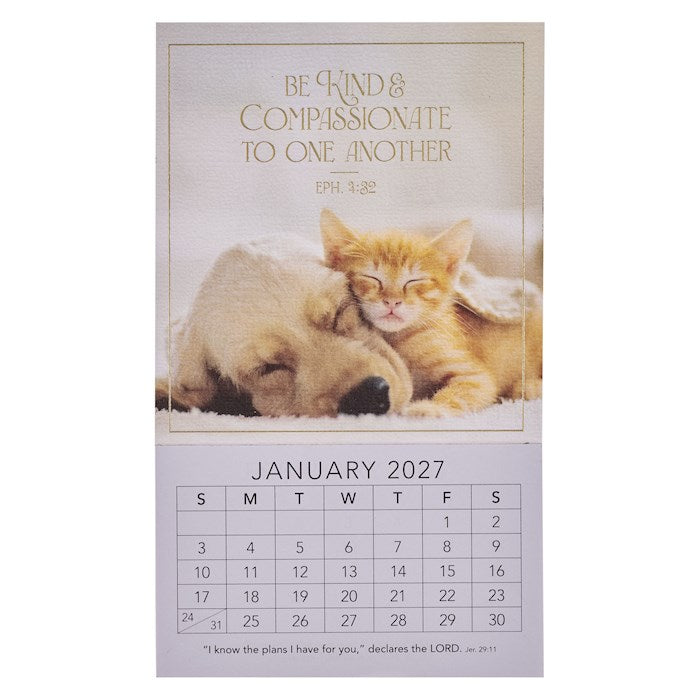 Calendar-2027-Be Kind &amp; Compassionate Magnetic Calendar (Ephesians 4:32)-Mini