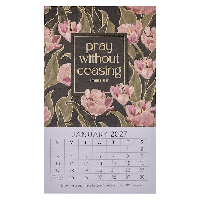 Calendar-2027-Pray Without Ceasing Magnetic Calendar (1 Thes. 5:16)-Mini