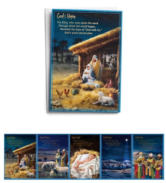 Boxed Card-Christmas-Christmas Story (Box Of 16)