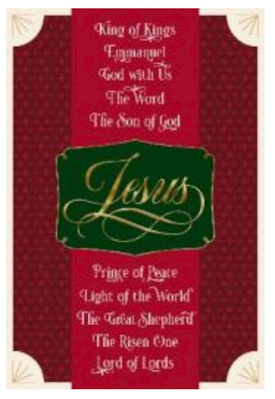 Boxed Card-Christmas-Names Of Jesus (Box Of 16)