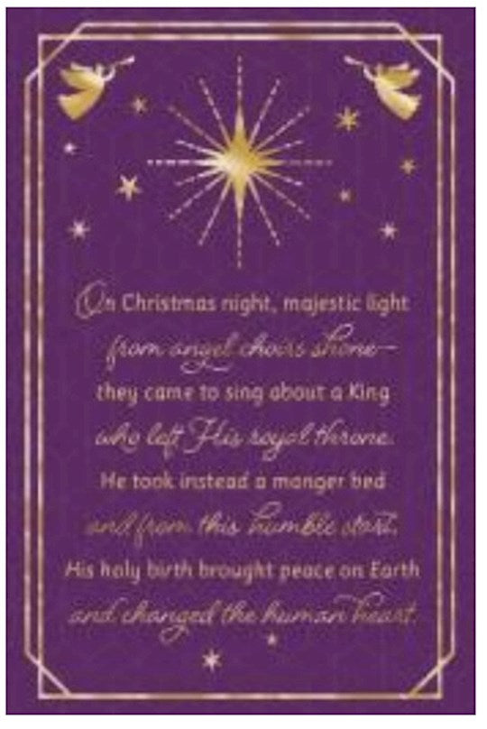 Boxed Card-Christmas-Christmas Night (Box Of 16)