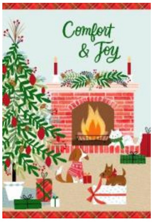 Boxed Card-Christmas-Comfort &amp; Joy Scene (Box Of 16)