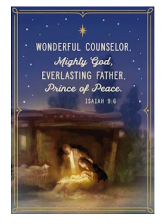 Boxed Card-Christmas-Wonderful Counselor (Box Of 16)