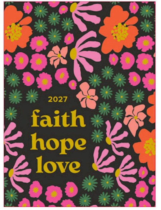 2027 Never Stop Bloming Floral-18 Month Agenda Planner