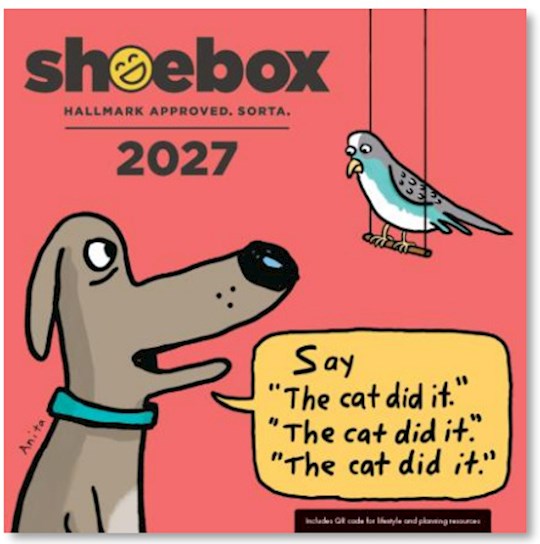 2027 Wall Calendar-Shoebox