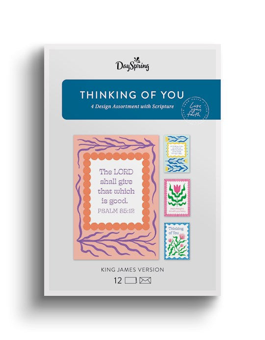 Boxed Card-Thinking Of You (Box Of 12)