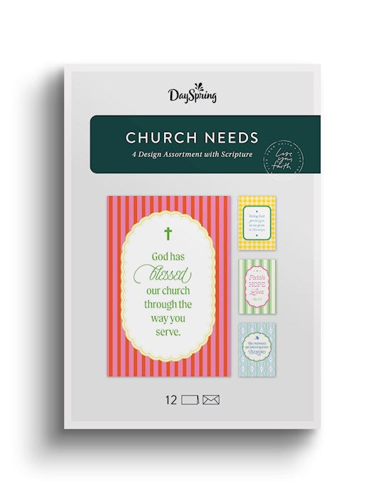 Boxed Card-Church Needs (Box Of 12)
