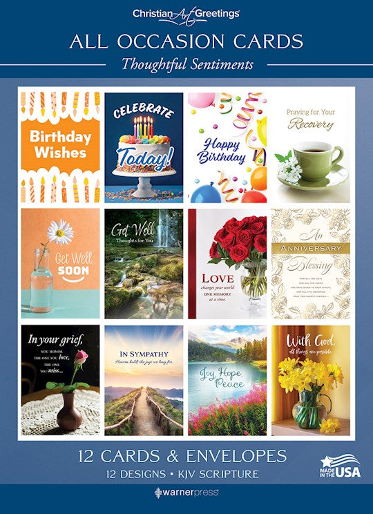 Boxed Card-All Occasion-Thoughtful Sentiments (KJV) (Box Of 12)