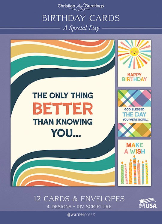 Boxed Card-Birthday-A Special Day (KJV) (Box Of 12)