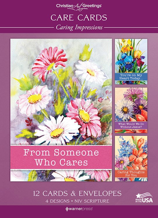 Boxed Card-Care-Caring Impressions (NIV) (Box Of 12)