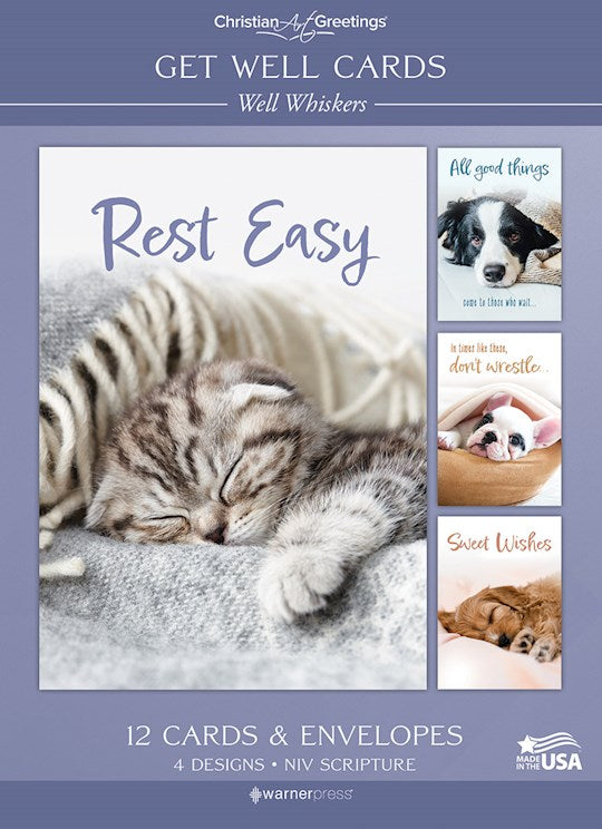 Boxed Card-Get Well-Well Whiskers (NIV) (Box Of 12)