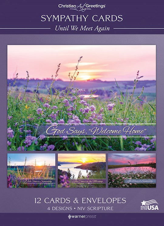 Boxed Card-Sympathy-Until We Meet Again (NIV) (Box Of 12)