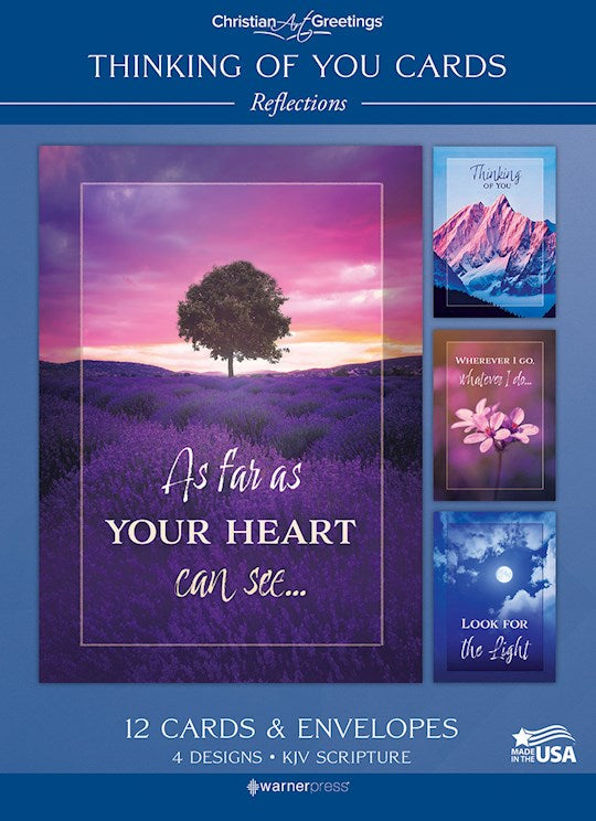 Boxed Card-Thinking Of You-Reflections (KJV) (Box Of 12)