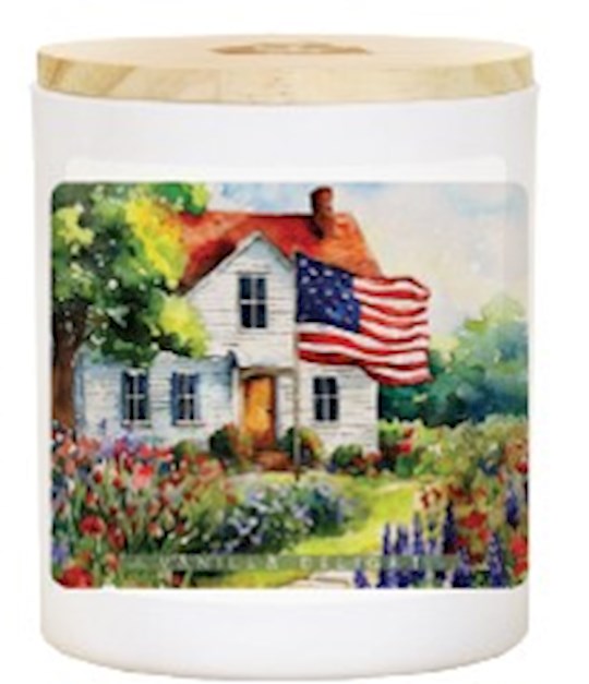 Candle-Americana Farmhouse-Vanilla Delight Scent (11 Oz - 2 Wick) (*EXCLUSIVE)