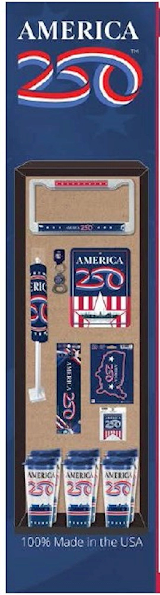 Display-America 250th Birthday Sidekick (Empty)