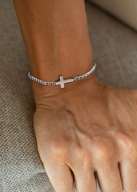 Bracelet-Eden Merry-Cross-Chain Link