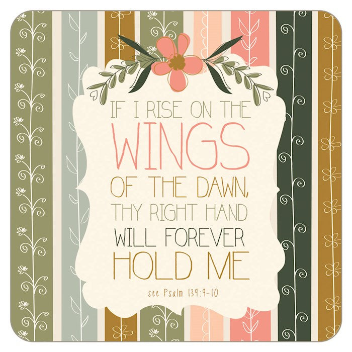 Coaster-On the Wings-Square (3.75" x 3.75")