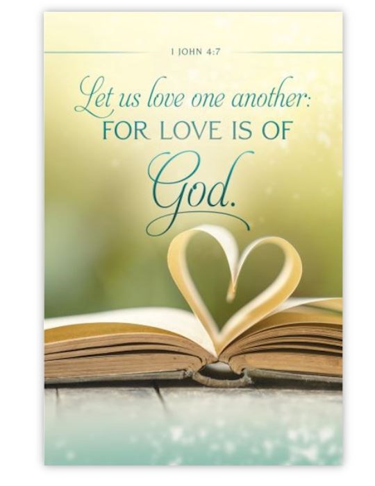 Bulletin-Love One Another (1 John 4:7 KJV) (Pack Of 100)